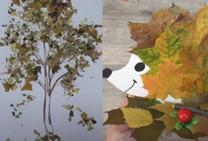 Поделки из осенних листьев своими руками - простые и понятные мастер-классы с фото идеями